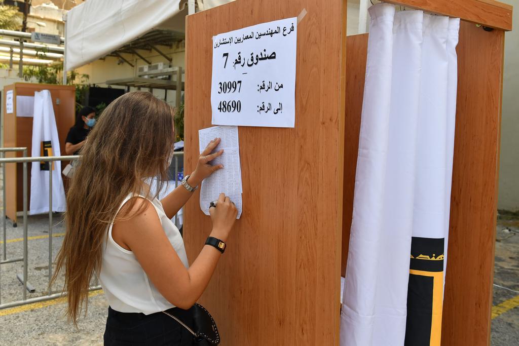 نتائج انتخابات نقابة المهندسين 2021 لبنان